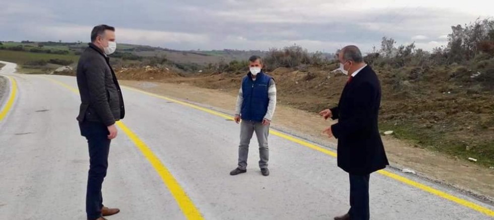 Kavaklıtepe-Yeniköy Arası Beton Yol Tamamlandı