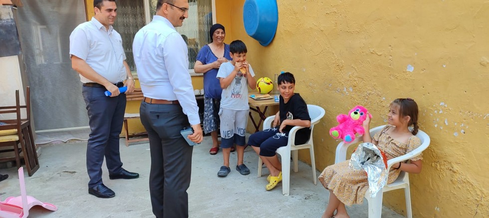 Kaymakam Abacı, Aile Ziyaretlerini Sürdürüyor