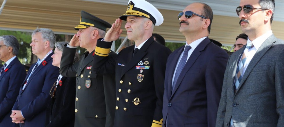 Kaymakam Abacı, Çanakkale Kara Savaşları’nın 107. Yıl Dönümü Anma Törenine Katıldı
