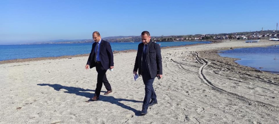 Kaymakam Abacı’dan Bolayır Sahilinde İnceleme