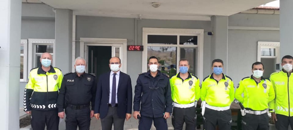 Kaymakam Abacı’dan Bölge Trafik İstasyonuna Ziyaret