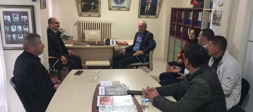 Kaymakam Abacı’dan CHP ve İyi Parti’ye Ziyaret