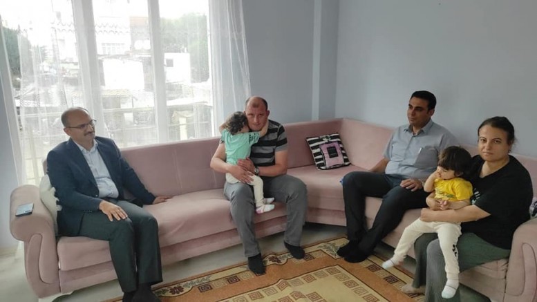 Kaymakam Abacı’dan Depremzede Ailelere Ziyaret
