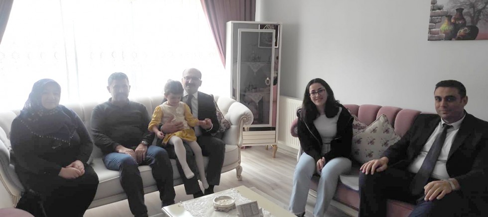 Kaymakam Abacı’dan Gazi Ailesine Ziyaret
