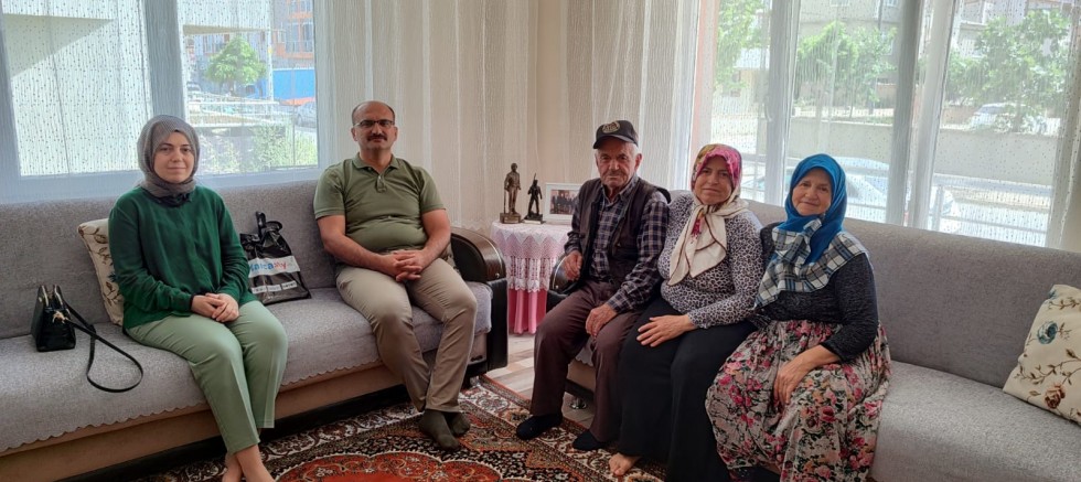 Kaymakam Abacı’dan Gazi Ailesine Ziyaret
