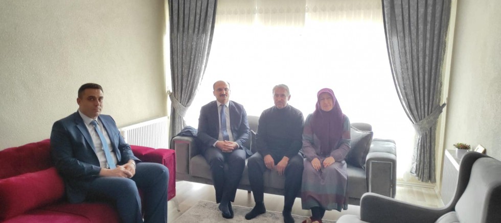 Kaymakam Abacı’dan Gazi Çolak’a Ziyaret