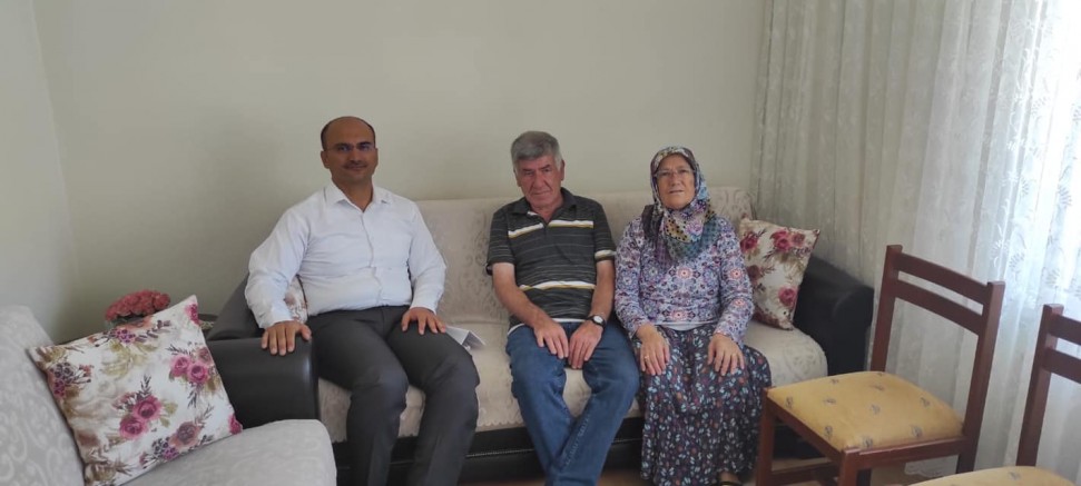 Kaymakam Abacı’dan Kıbrıs Gazisi Cengiz’e Ziyaret