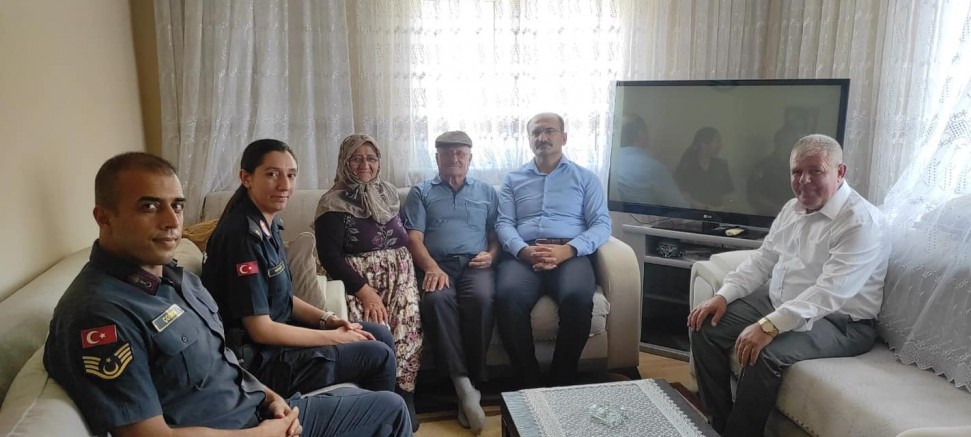Kaymakam Abacı’dan Kıbrıs Gazisi Katırcı’ya Ziyaret