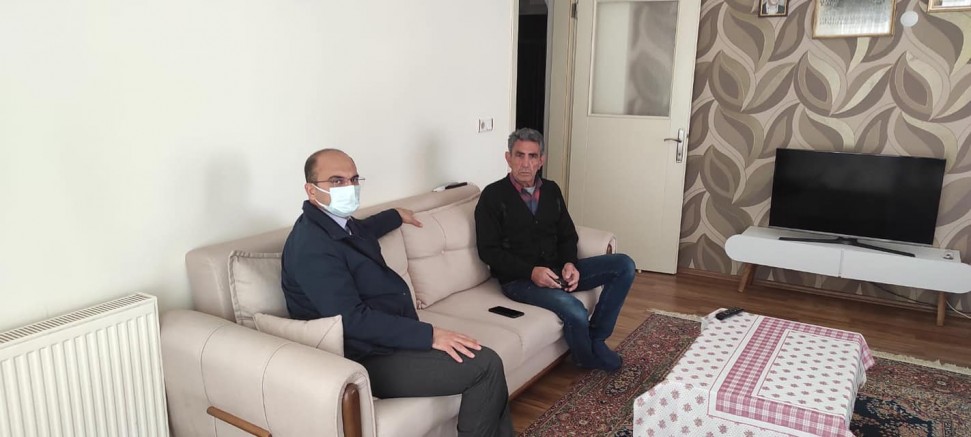 Kaymakam Abacı’dan Kıbrıs Gazisi Meşeli’yi Ziyaret
