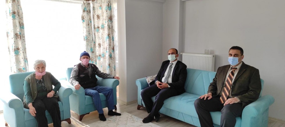Kaymakam Abacı’dan Kıbrıs Gazisine Ziyaret