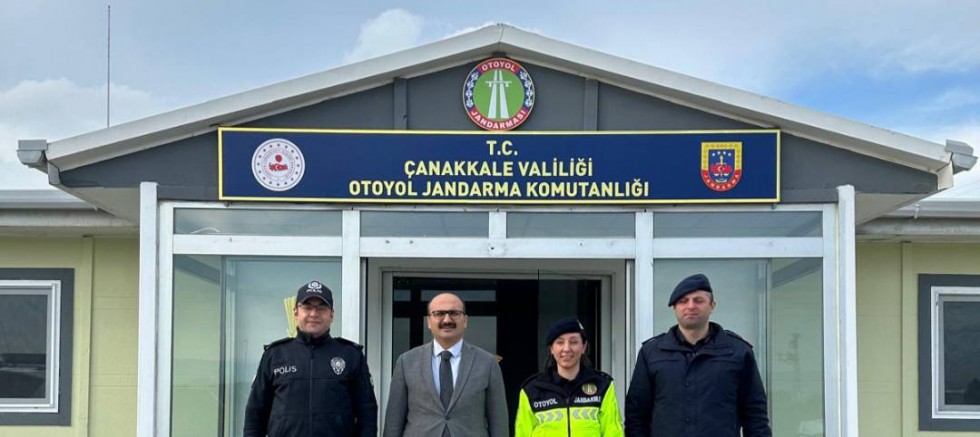Kaymakam Abacı’dan Otoyol Jandarma Komutanlığına Ziyaret