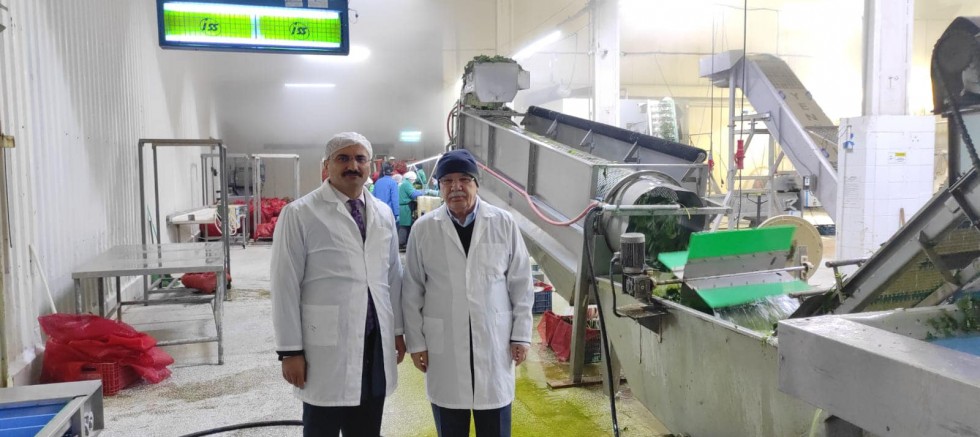 Kaymakam Abacı’dan Üretim ve Depo Tesisine Ziyaret
