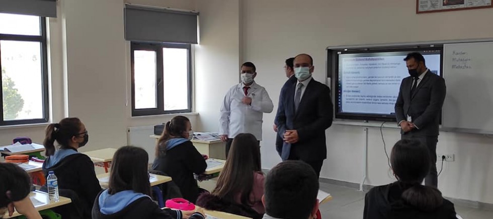 Kaymakam Abacı Fen Lisesi’ni Ziyaret Etti