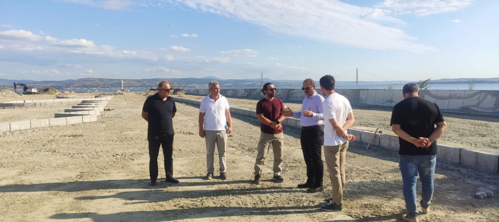 Kaymakam Abacı, Feribot Terminali Çalışmalarını İnceledi