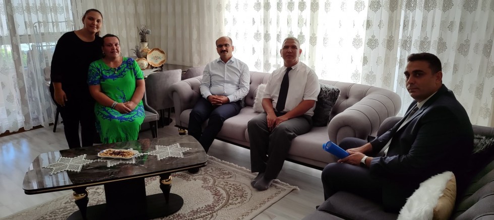 Kaymakam Abacı, Gazileri Ziyaret Etti