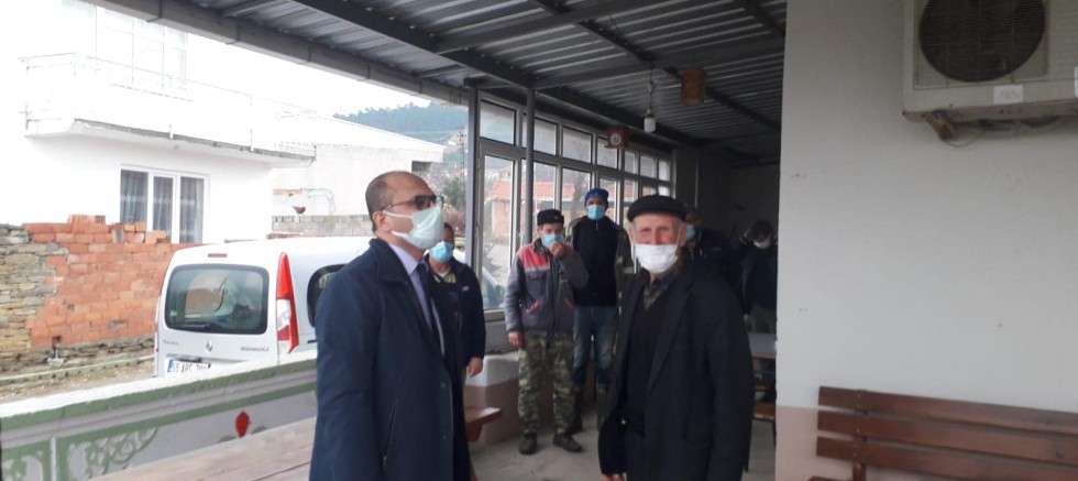 Kaymakam Abacı, Köylerde İncelemelerde Bulundu
