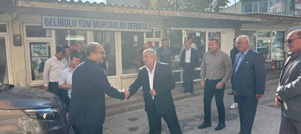 Kaymakam Abacı, Muhtarlar Derneği’ni Ziyaret Etti