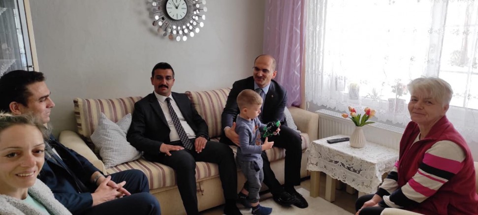 Kaymakam Abacı’nın Aile Ziyaretleri Devam Ediyor