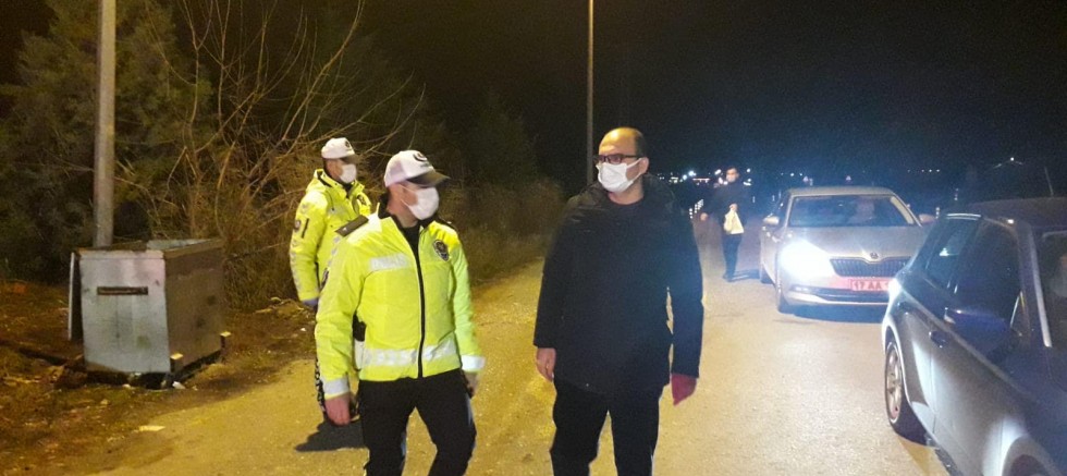 Kaymakam Abacı, Yılbaşı Gecesi Görevli Personeli Ziyaret Etti