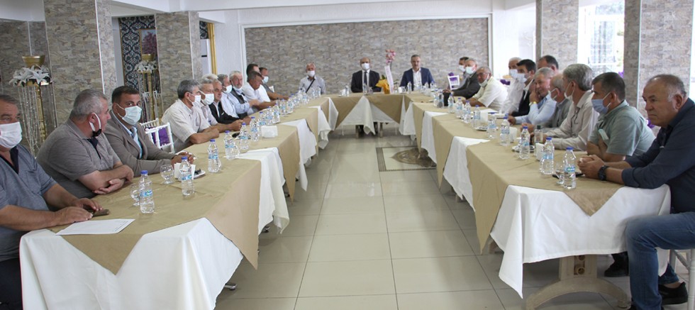 Kaymakam Bekir Abacı Muhtarlarla Bir Araya Geldi