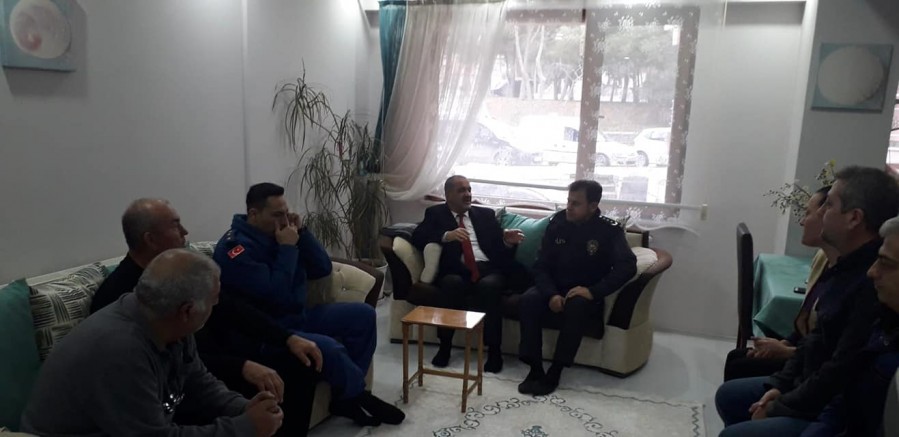 KAYMAKAM HAKAN KILINÇKAYA  TAZİYE ZİYARETİNDE BULUNDU