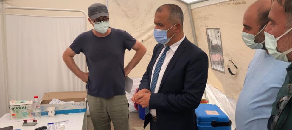 Kaymakam Kılınçkaya, Aşı Çadırını Ziyaret Etti