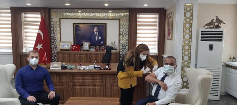 Kaymakam Kılınçkaya, Covid-19 Aşısının İkinci Dozunu Oldu