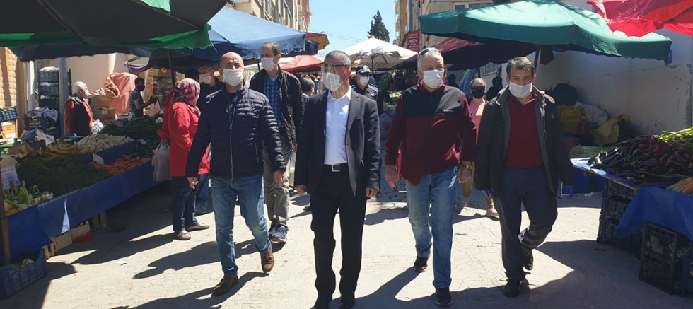 Kaymakam Kılınçkaya Pazarda İncelemelerde Bulundu