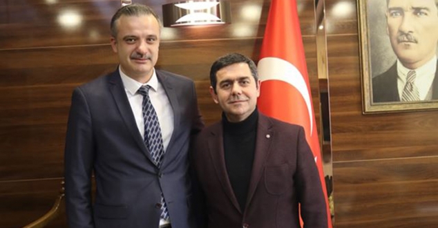 Keşan İlçe Başkanı Kılınç’tan Yeni İlçe Başkanı Sürücü’ye Ziyaret