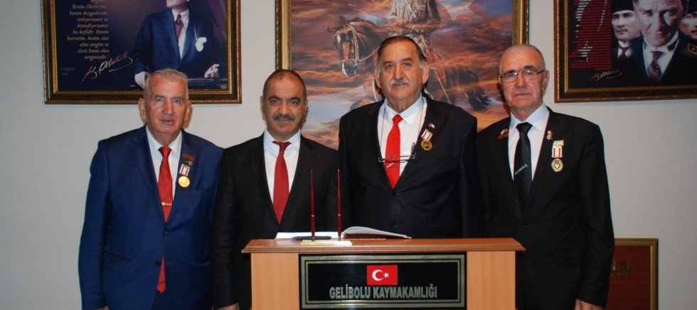 KIBRIS GAZiLERi KAYMAKAM KILINÇKAYA'YI ZiYARET ETTi