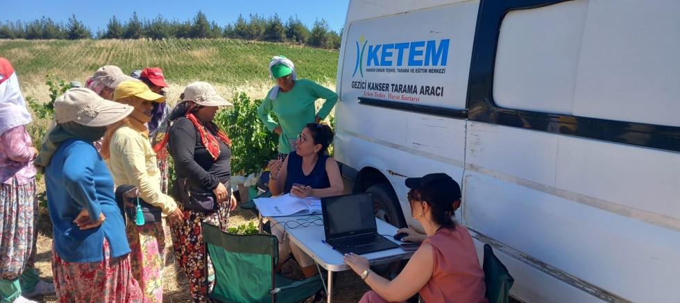 Kırsaldaki Kadın Emekçilere Mobil Kanser Taraması Hizmeti