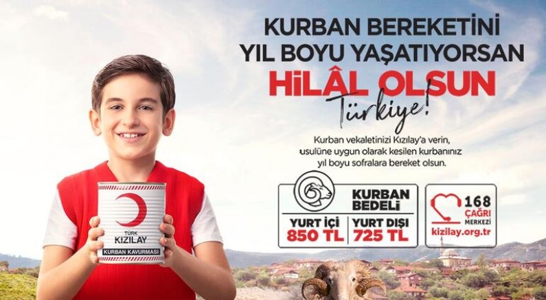 Kızılay Kurban Vekalet Bedelini Açıkladı
