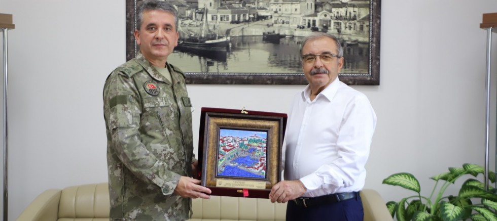 Komutan Erdin’den Başkan Özacar’a Veda Ziyareti
