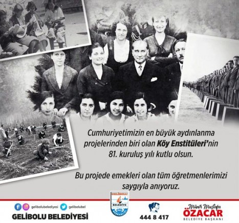 Köy Enstitülerinin 81. Kuruluş Yılı