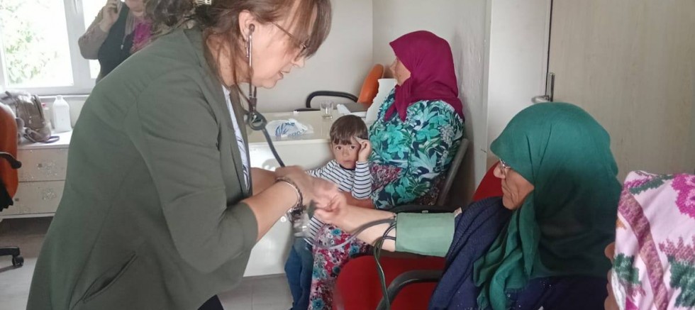 Köylerde Tansiyon ve Şeker Ölçümü Yapıldı
