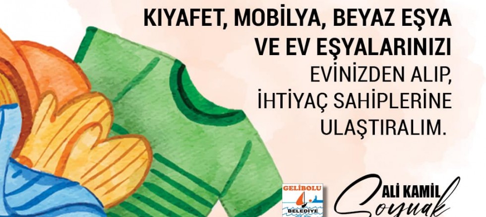 ‘Kullanmadığınız Eşyalarınızı İhtiyaç Sahiplerine Ulaştırıyoruz’
