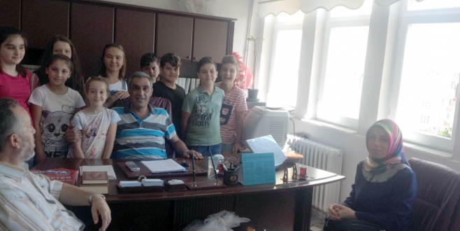 Kur'an Kursu Öğrencilerinden, Özler'e Ziyaret