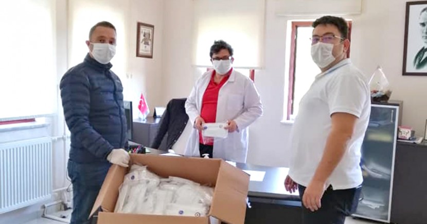 Maskeler Hastaneye Teslim Edildi