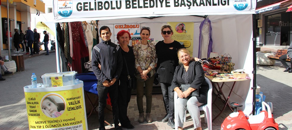 Merve Bebek İçin Stant Açıldı