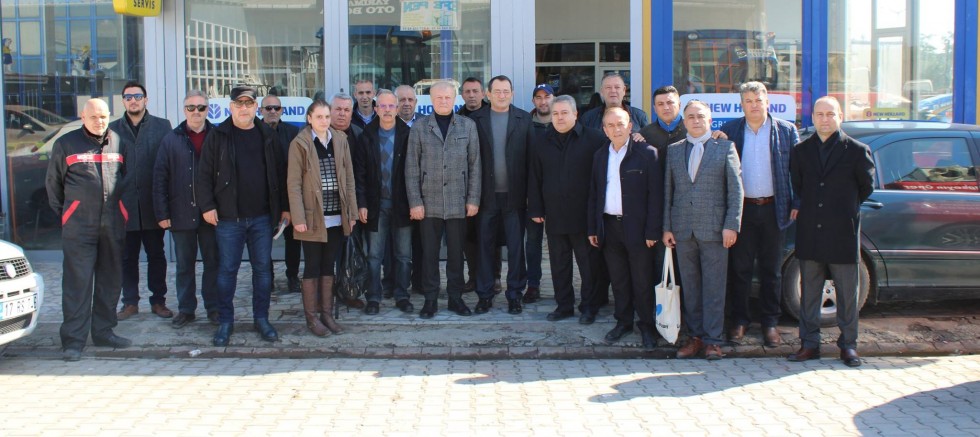 MHP Belediye Başkan Adayı Eligül’den Sanayi Sitesi  Başkanı Altunay’a Ziyaret