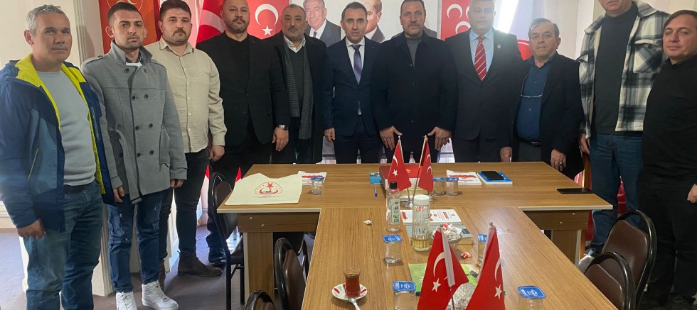 MHP İlçe Başkanlığına Yoğun Ziyaretler