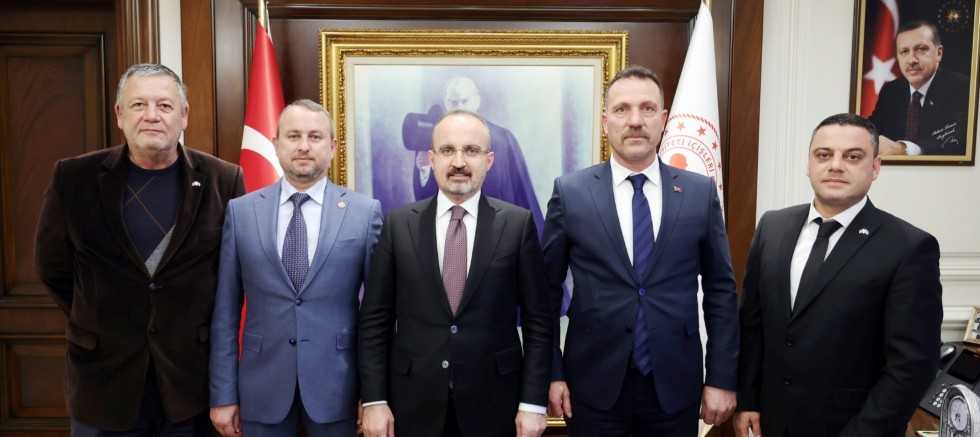 MHP İlçe Yönetiminden Turan’a Ziyaret