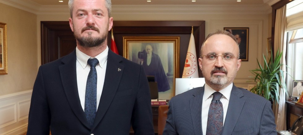 MHP Merkez İlçe Başkanı Çelik’ten Turan’a Ziyaret