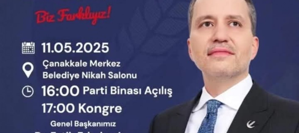 Milli Görüş Lideri Erbakan Çanakkale’ye Geliyor
