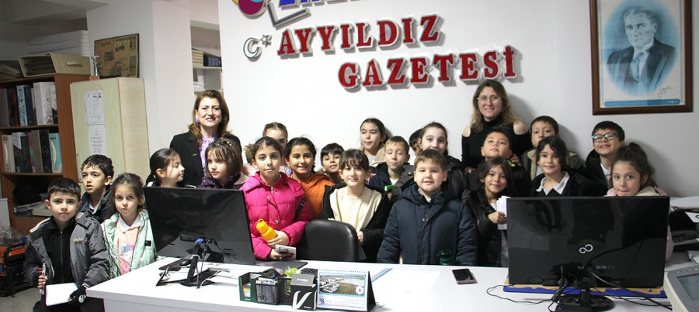 Minik Öğrenciler Matbaaacılık ve Gazeteciliği Öğrendi