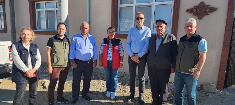 Müdür Türkarslan, Üreticileri Ziyaret Etti