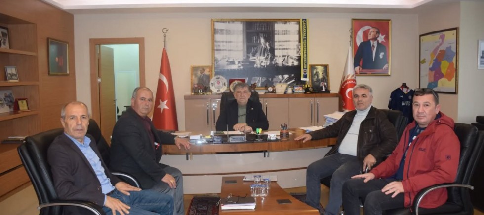 Muhtar Aksoy’dan Meclis Başkanı Ertuğrul’a Ziyaret