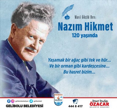 Nazım Hikmet 120 Yaşında
