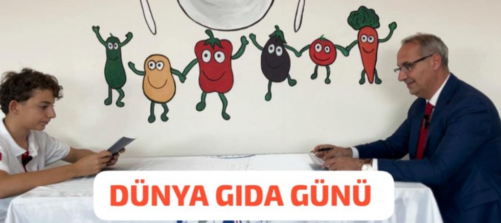 Öğrencilerden Dünya Gıda Gününde Anlamlı Etkinlik