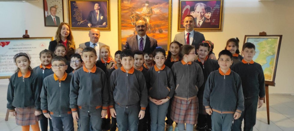 Öğrencilerden Kaymakam Abacı’ya Ziyaret